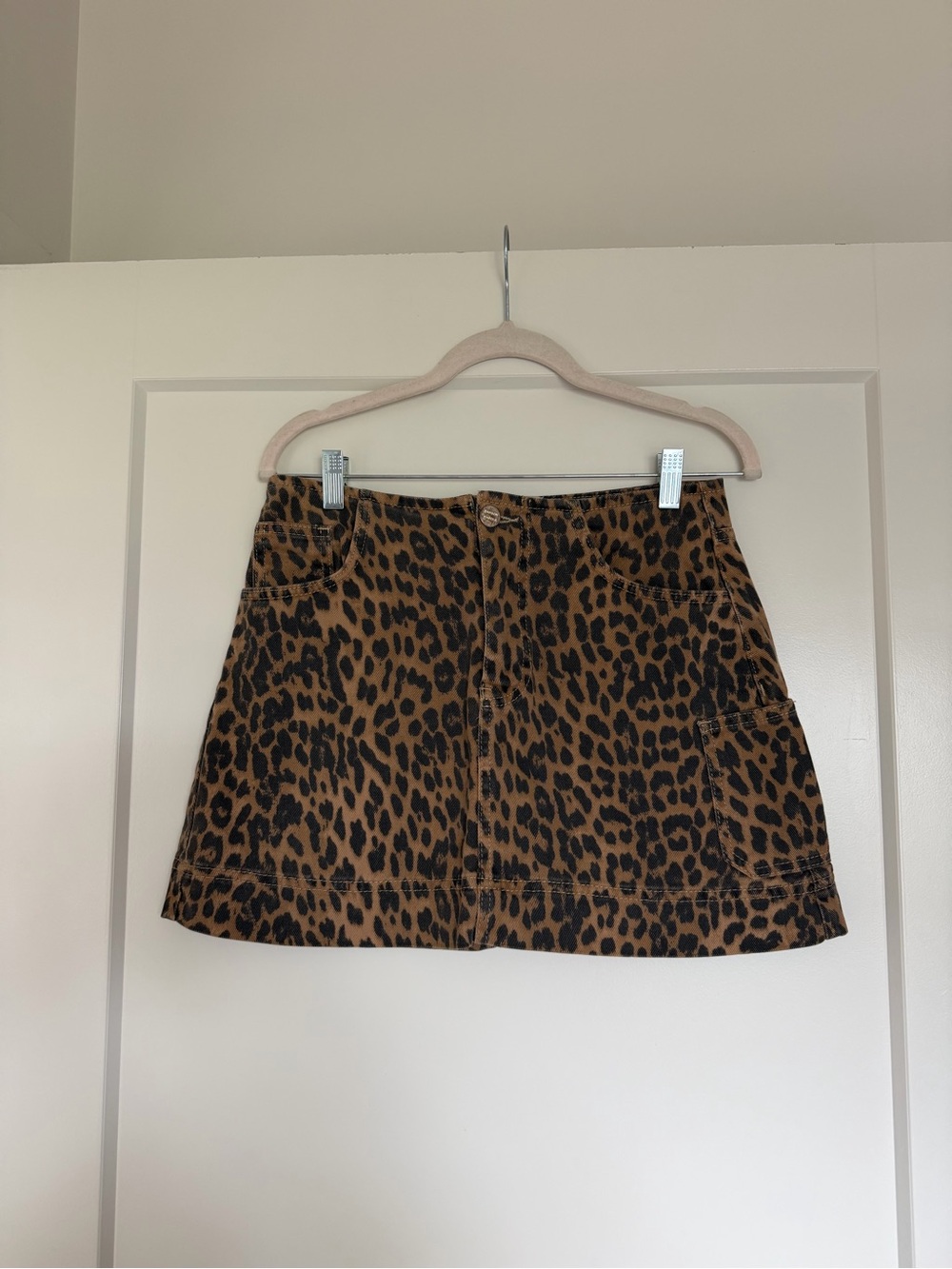 Damson Madder Leopard Print Mini Skirt